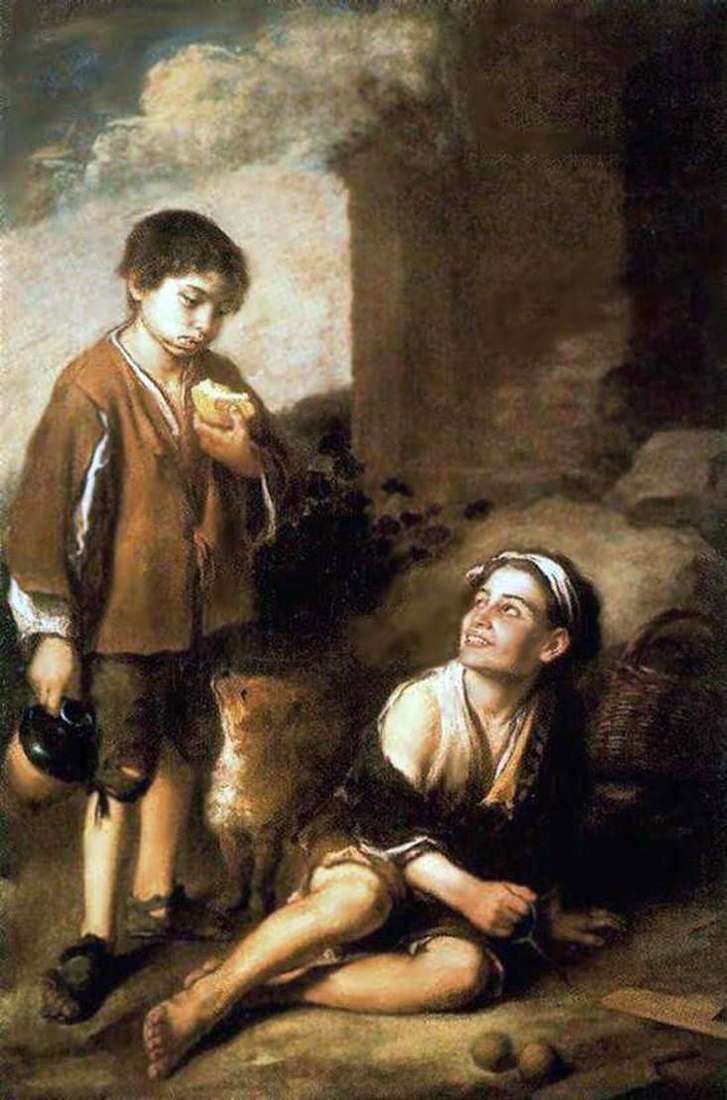 Invitation to play lapta by Bartolomeo Esteban Murillo