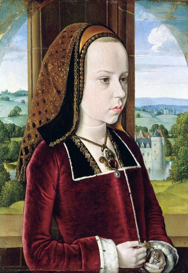 Portrait of a Princess by Master of Moulin