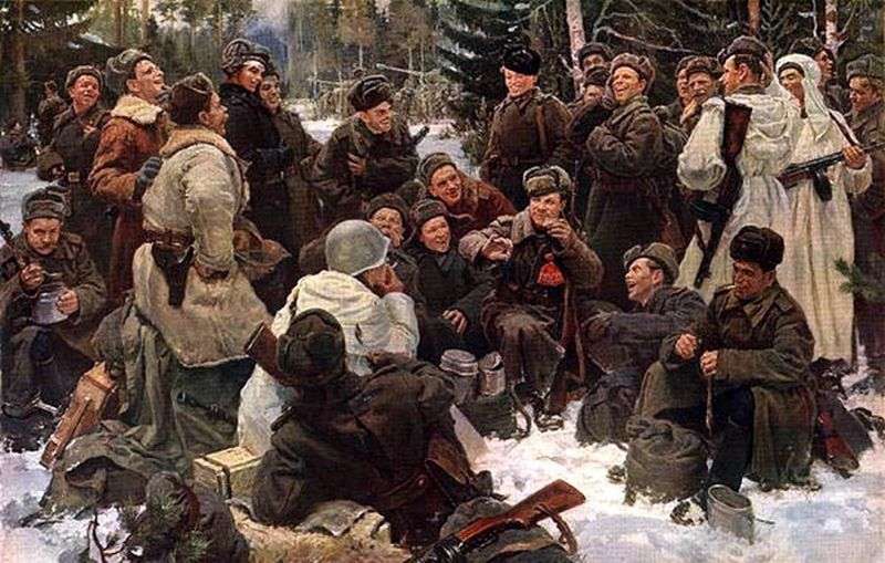 Rest after the battle by Yuri Neprintsev