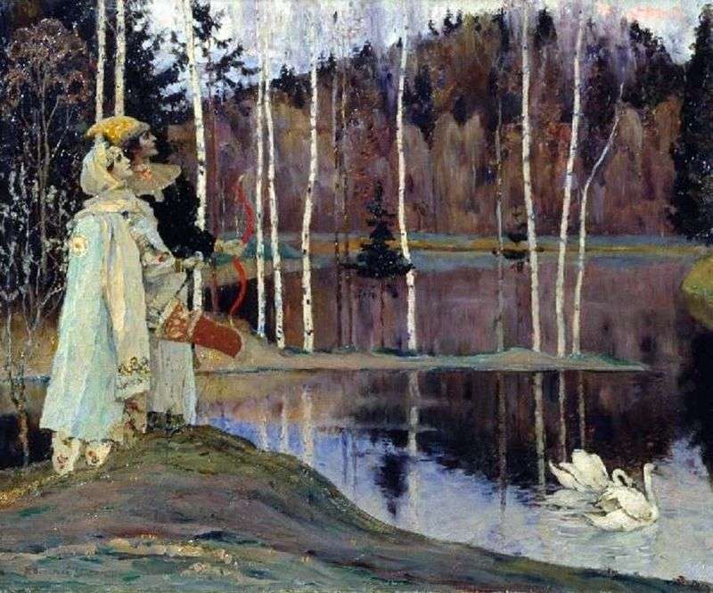 Two frets by Mikhail Nesterov