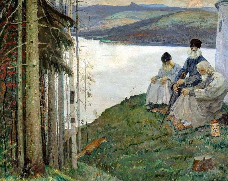 Three Elders by Mikhail Nesterov