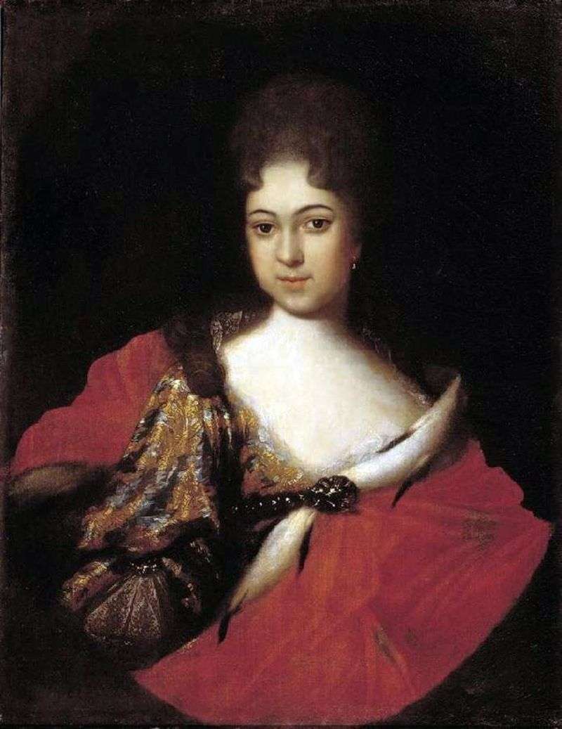 Portrait of Princess Praskovya Ioannovna by Ivan Nikitin