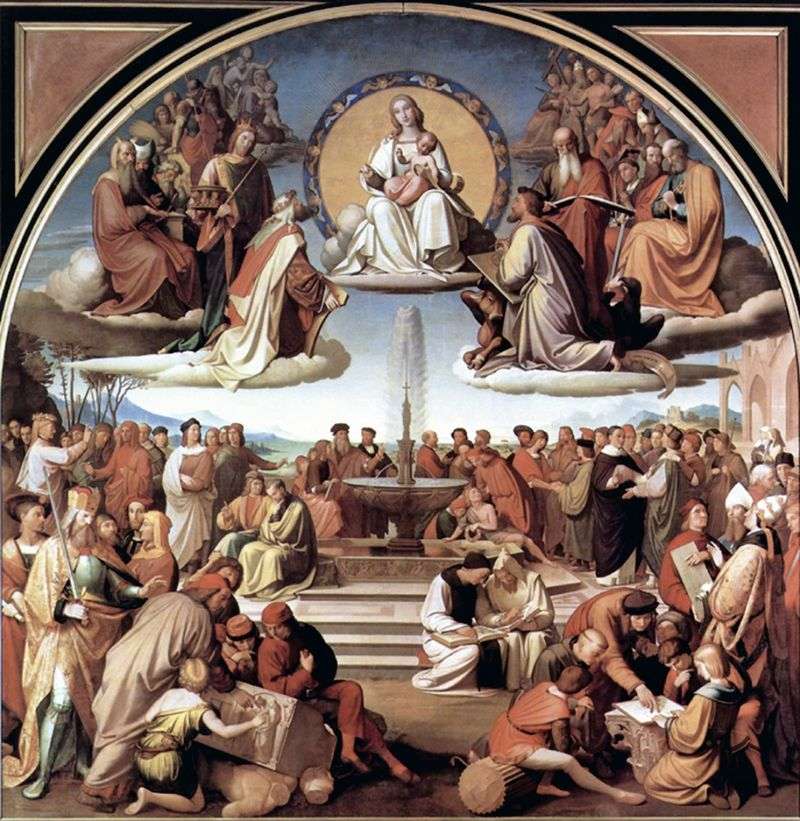 The Triumph of Religion in the Arts by Johann Friedrich Overbeck