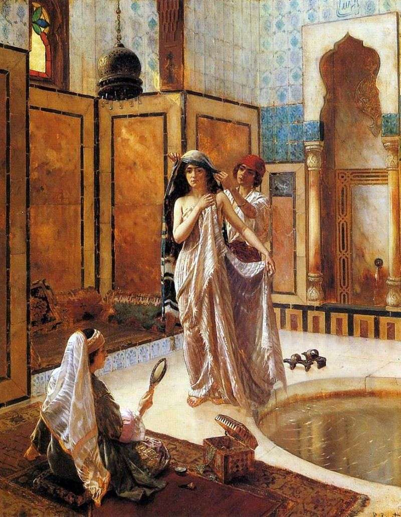 Bath in the harem by Rudolf Ernst Peierls