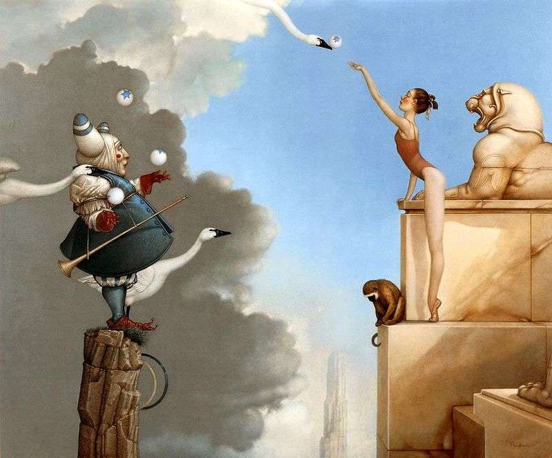 Dress rehearsal by Michael Parkes