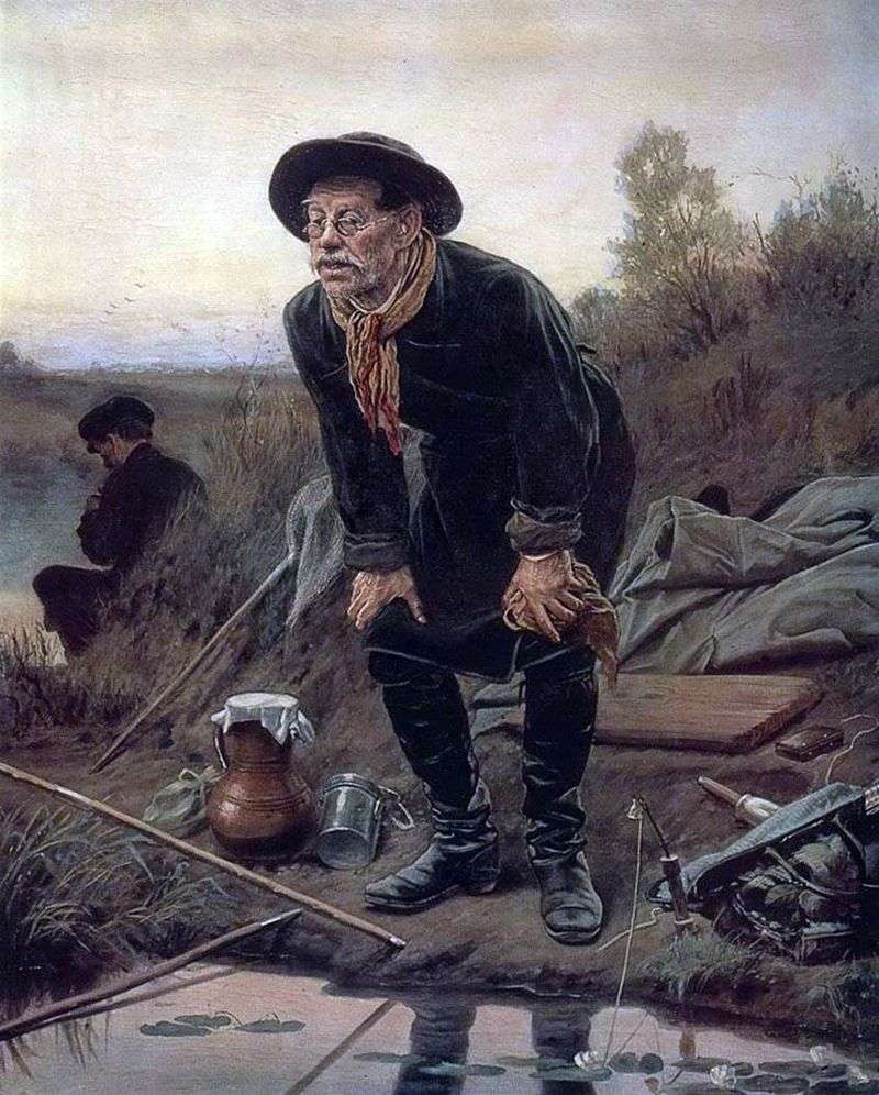 Fisherman by Vasily Perov