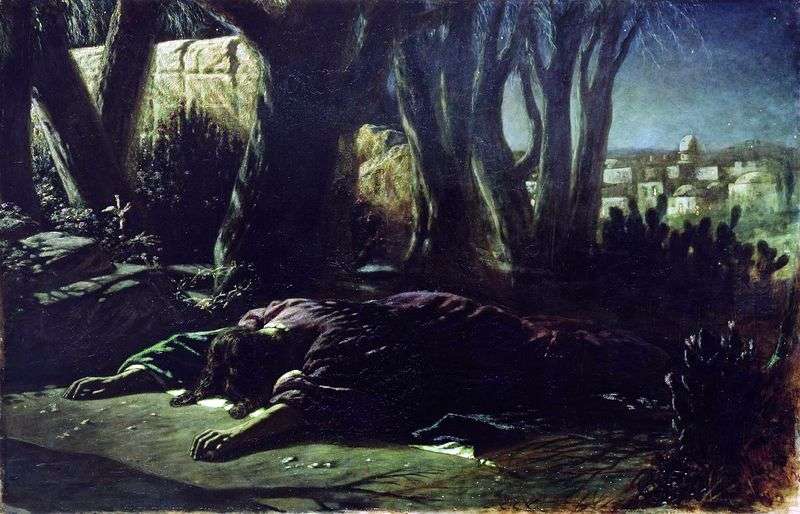Christ in the Garden of Gethsemane by Vasily Perov