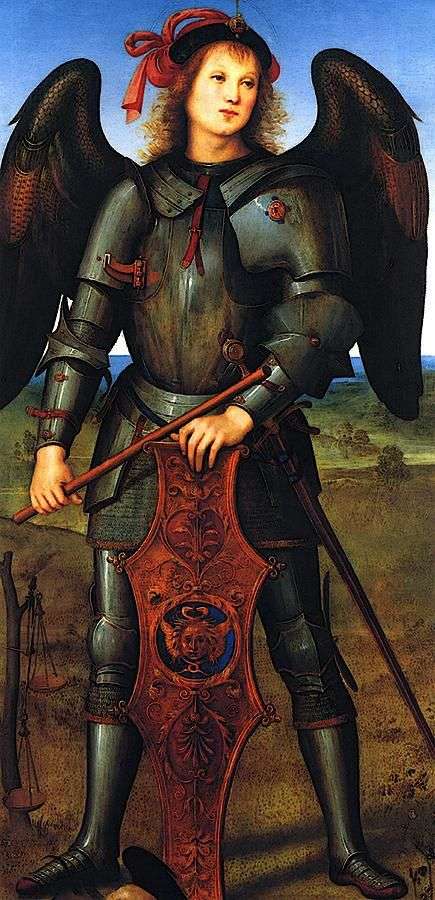Archangel Michael by Pietro di Cristoforo Vanucci Perugino