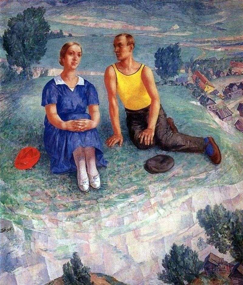 Spring by Kuzma Petrov Vodkin