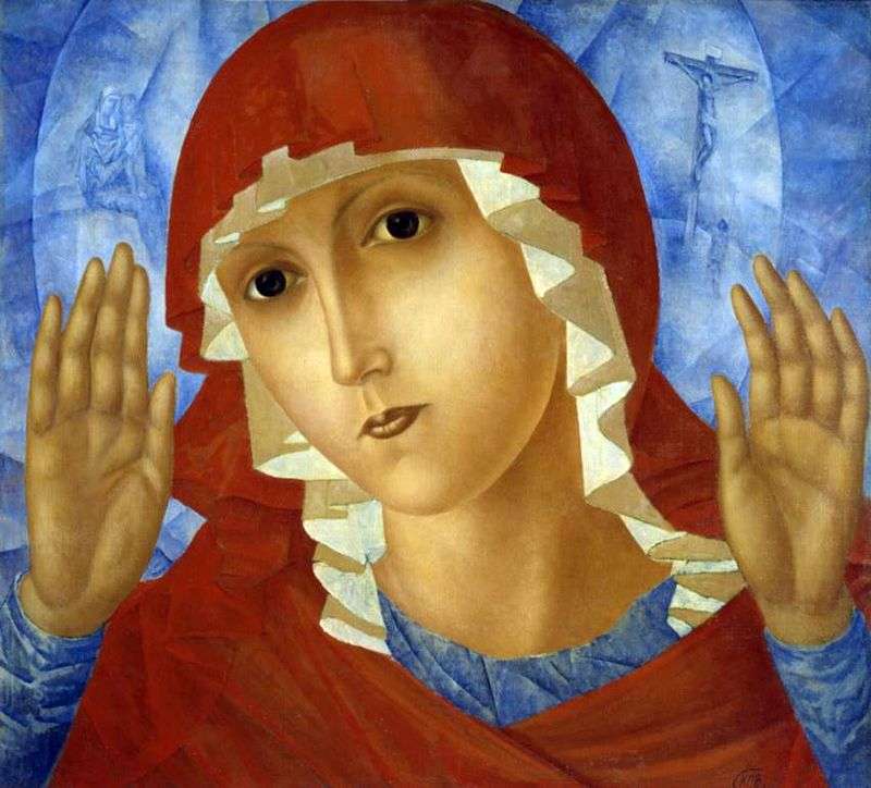 Red Madonna by Kuzma Petrov Vodkin