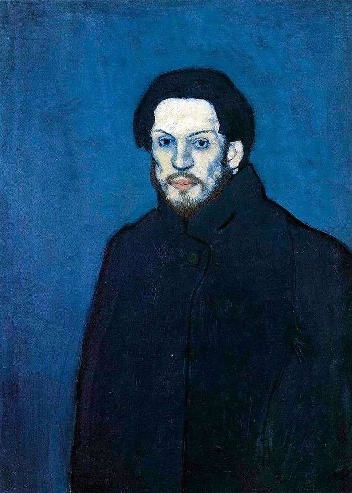 Self Portrait in the Blue Period by Pablo Picasso