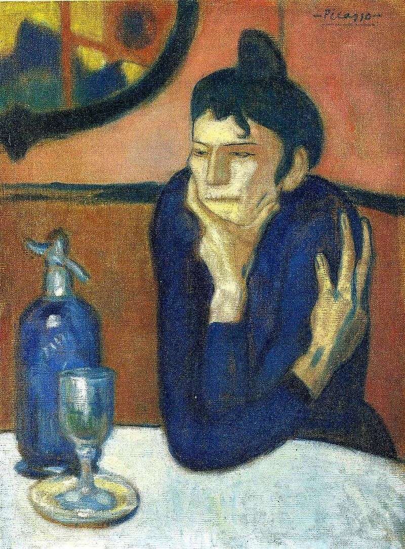 Absinthe lover by Pablo Picasso