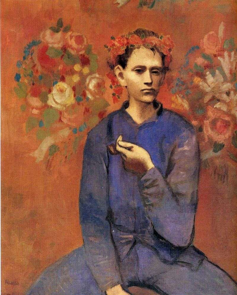 Boy with a pipe by Pablo Picasso