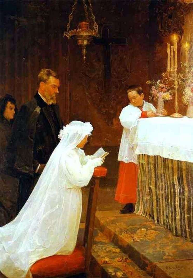 First Communion by Pablo Picasso