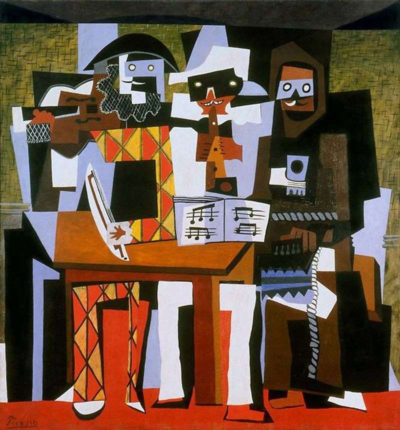 Three Musicians by Pablo Picasso