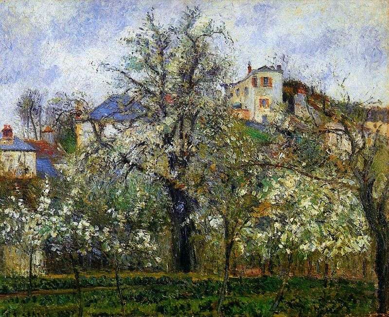Spring in Pontoise by Camille Pissarro