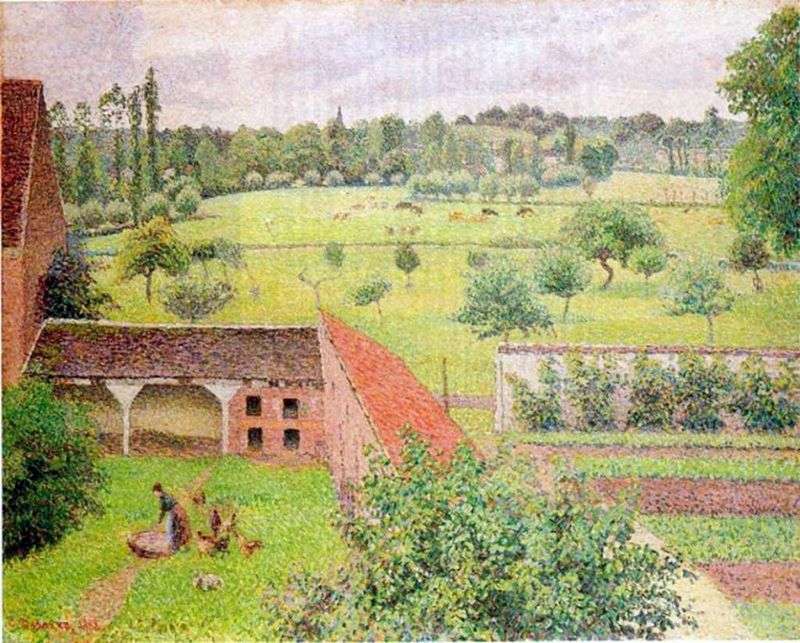 View from my window by Camille Pissarro
