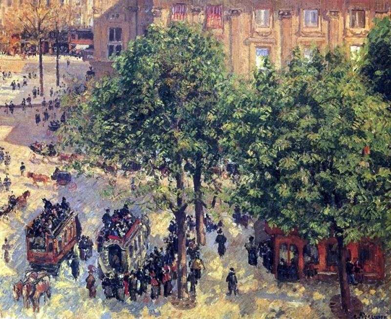 Place de lEurope in Paris by Camille Pissarro