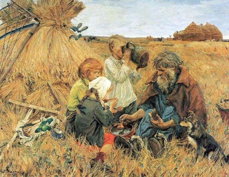 Harvest by Arkady Plastov