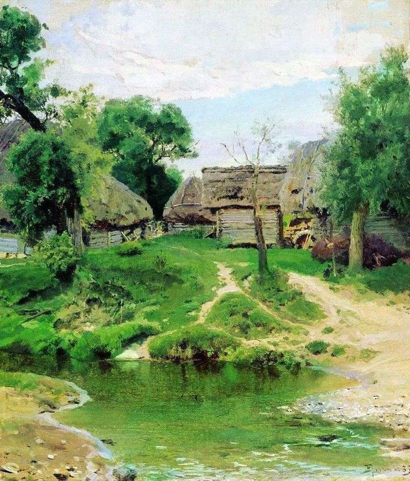 Village Turgenevo by Vasily Polenov