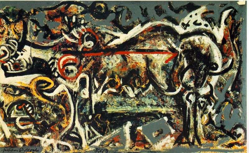 Wolf by Jackson Pollock