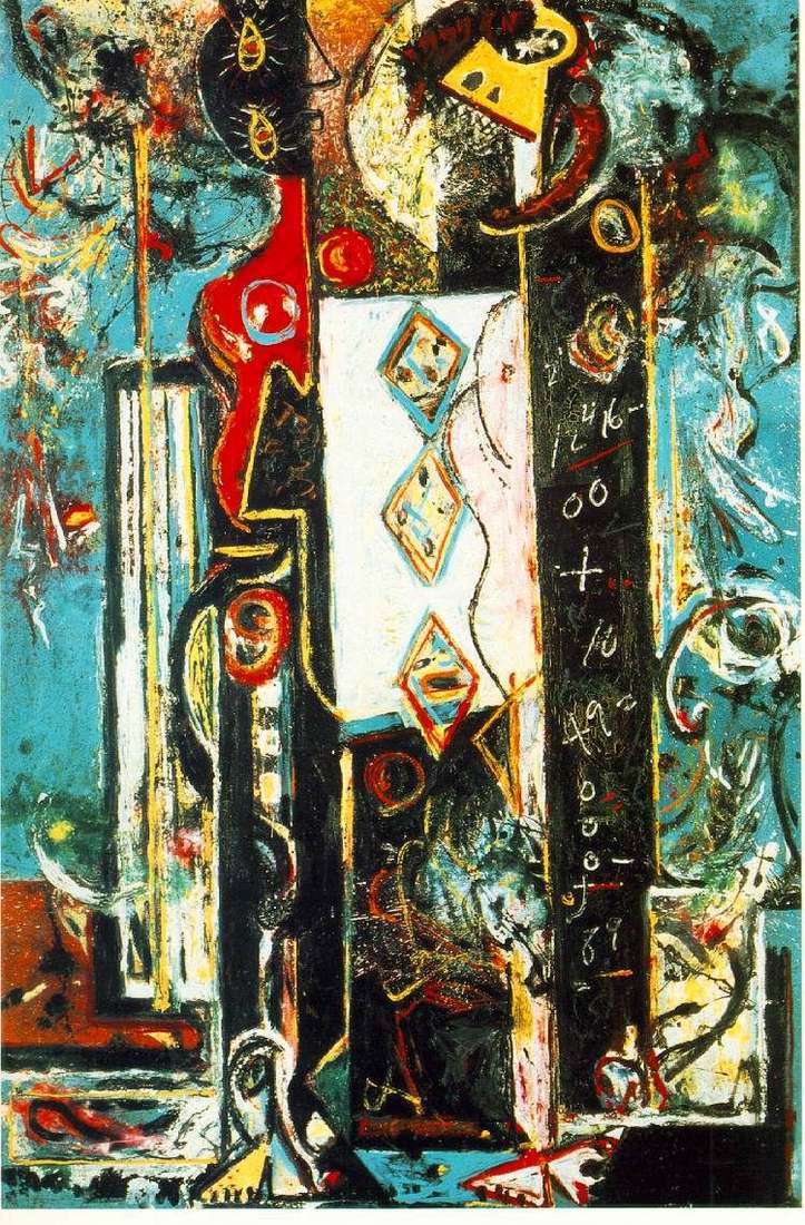 Male and Female by Jackson Pollock