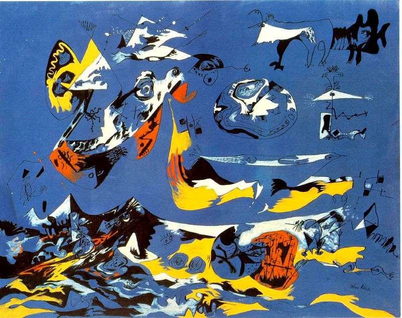 Blue by Jackson Pollock