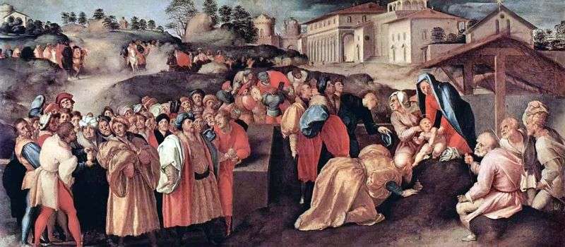 Adoration of the Magi by Jacopo Pontormo