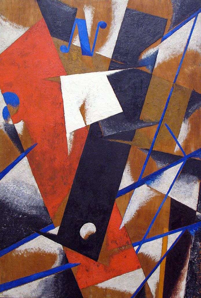 Spatial force construction by Lyubov Popova