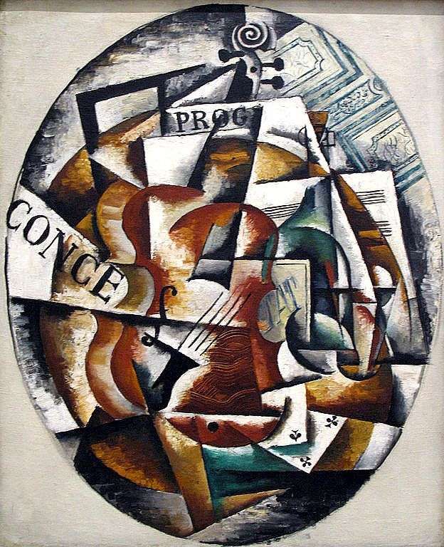 Violin by Lyubov Popova