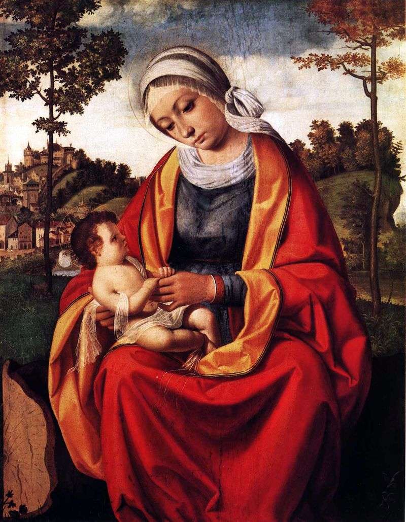 Mary and Baby by Andrea Previtali