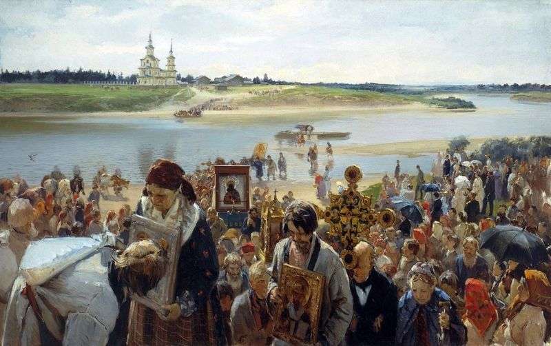 Religious Procession by Illarion the Pryanishnikov