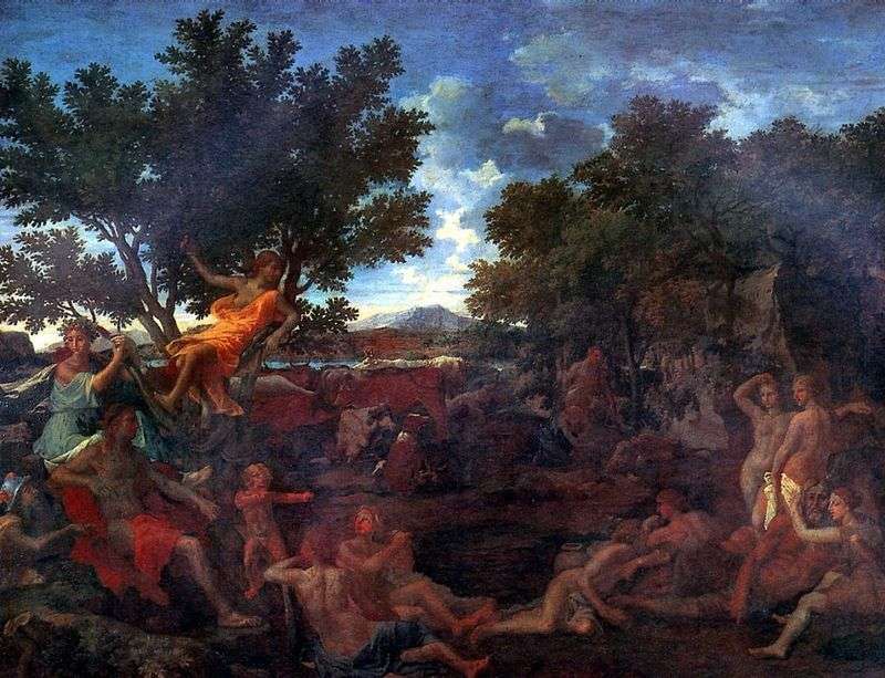 Apollo and Daphne by Nicolas Poussin