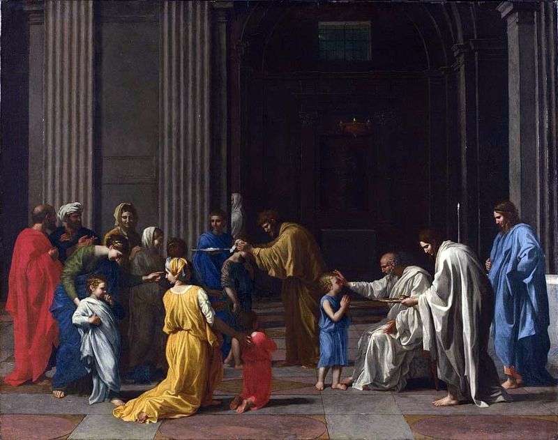 Chrismation by Nicolas Poussin