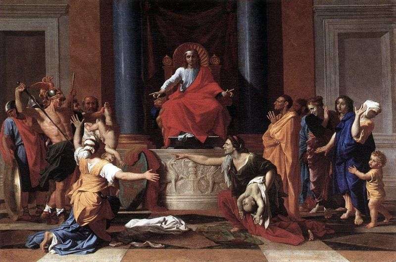 The Court of Solomon by Nicolas Poussin