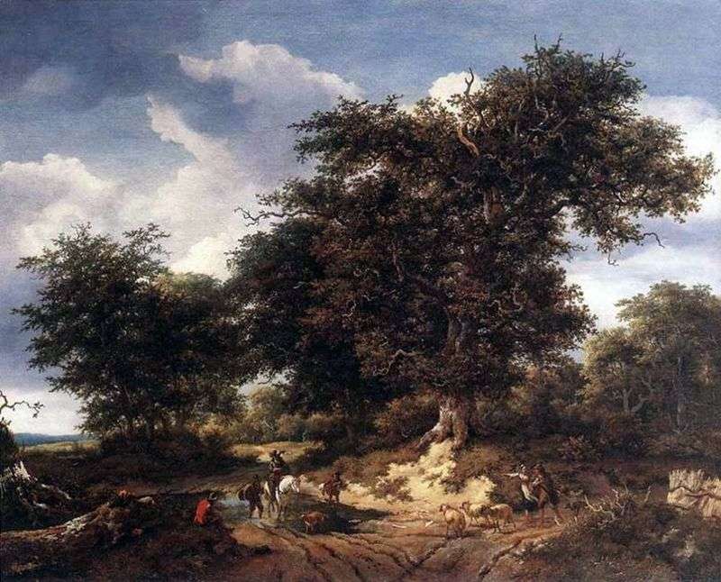 Big Oak by Jacob van Ruysdael