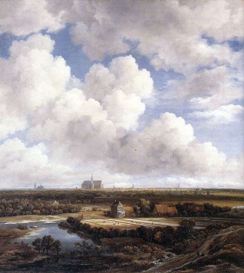 View of Haarlem by Jacob van Ruysdal