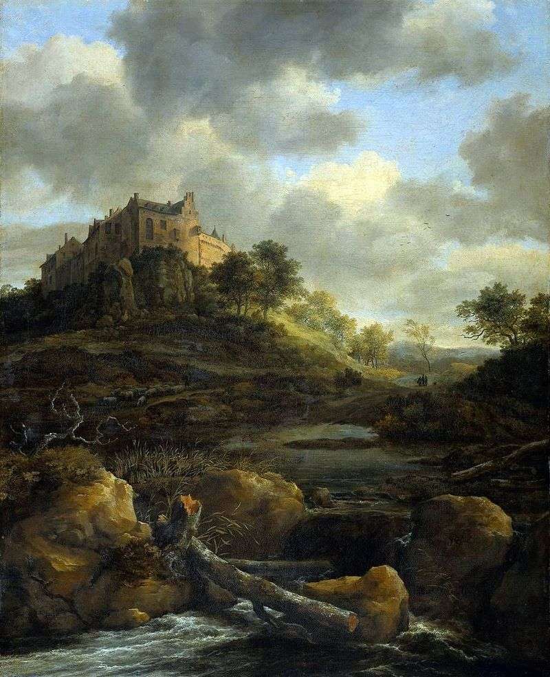Bentheim Castle by Jacob van Ruisdal