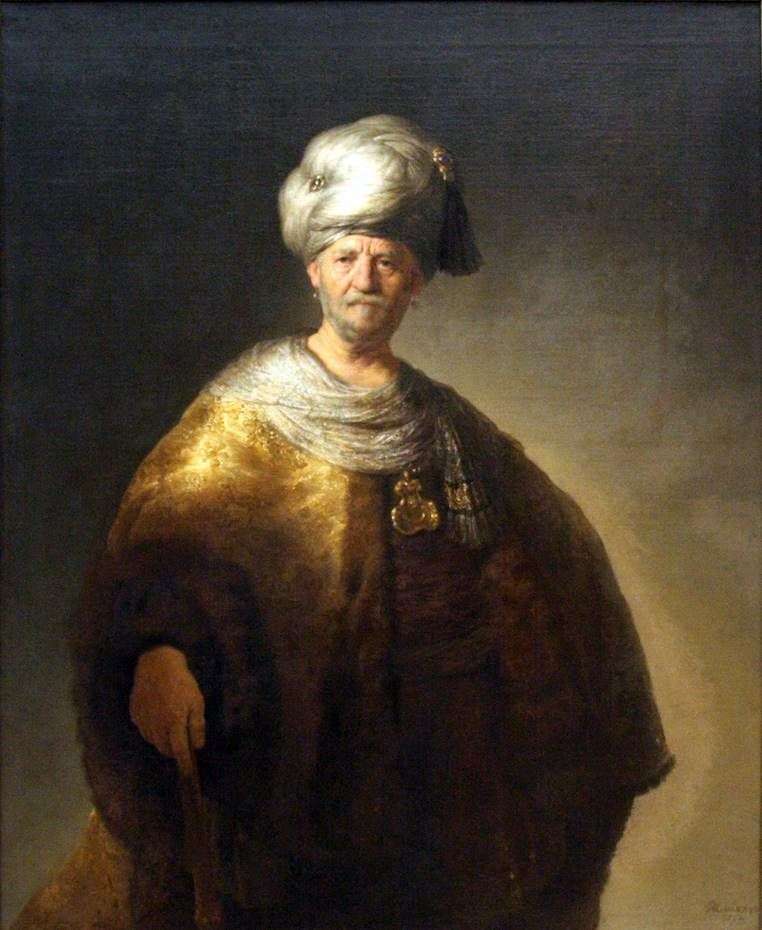 Noble Slav by Rembrandt Harmens Van Rhine