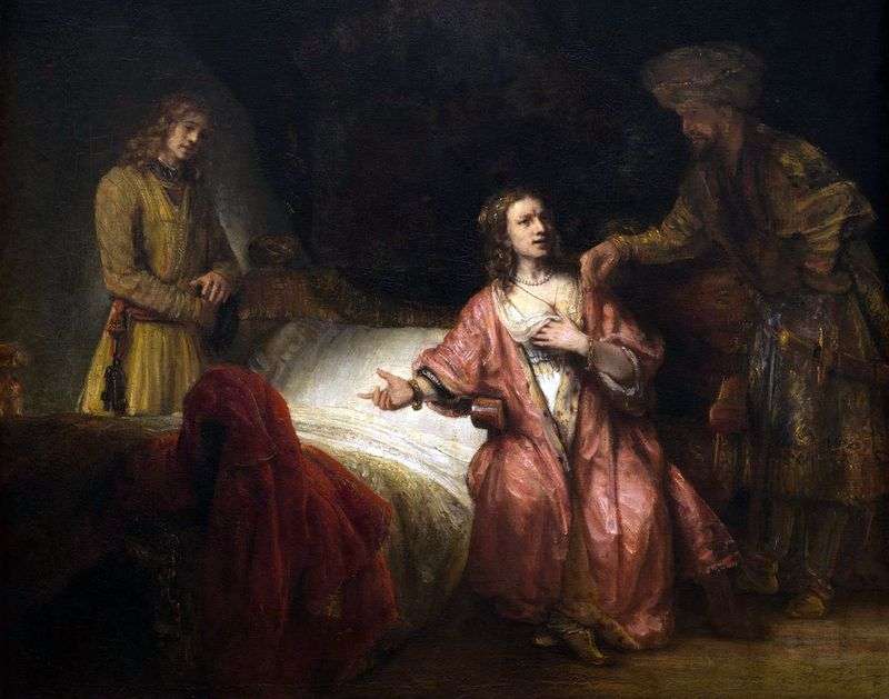 Josephs Accusation by Rembrandt Harmens Van Rhine