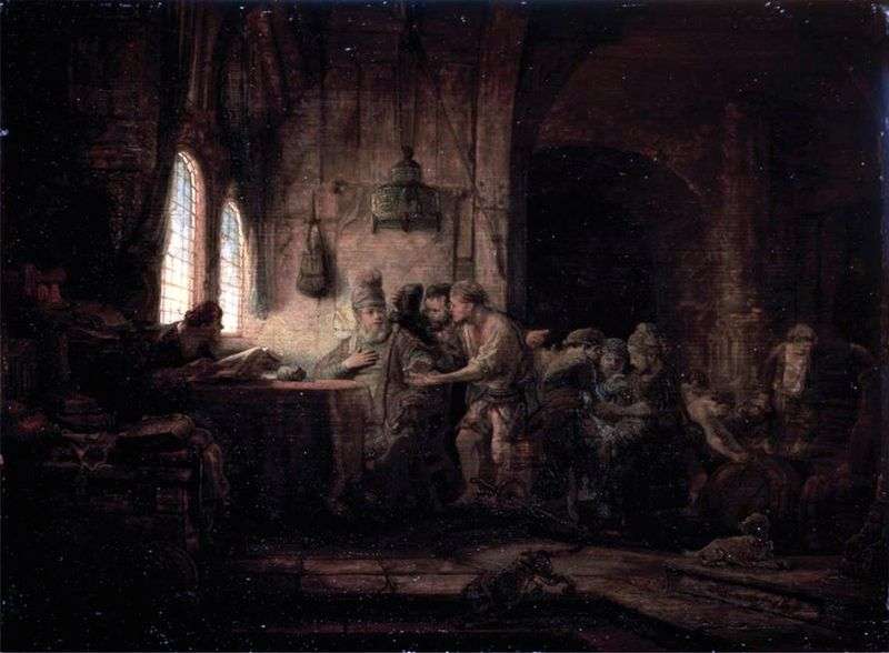 The Parable of the Vineyard Workers by Rembrandt Harmens Van Rhine