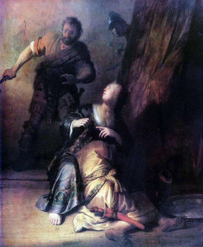 Samson and Delilah by Rembrandt Harmens Van Rhine