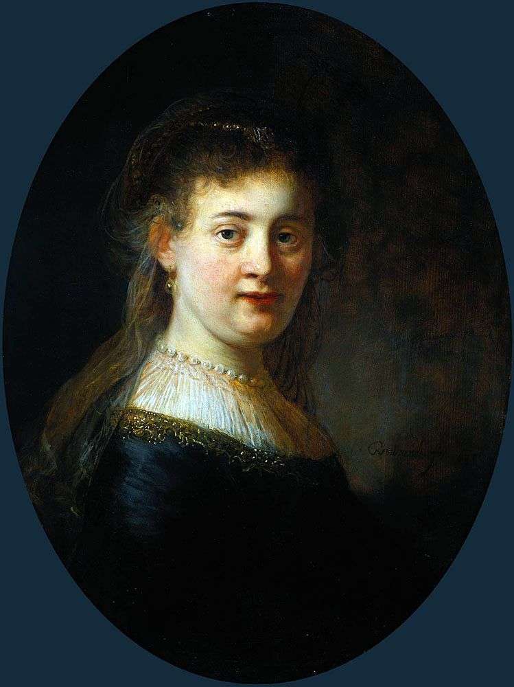 Saskia van Eilenburg by Rembrandt Harmens Van Rhine