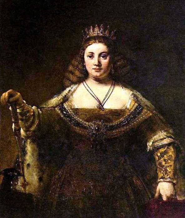 Juno by Rembrandt Harmens Van Rhine