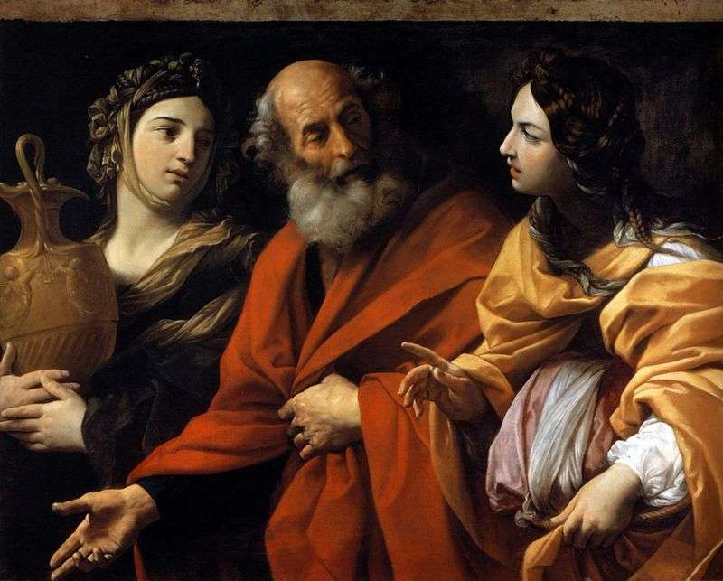 Lot and his daughters by Guido Reni