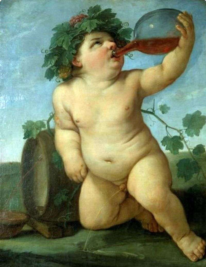 Prankster Bacchus by Guido Reni