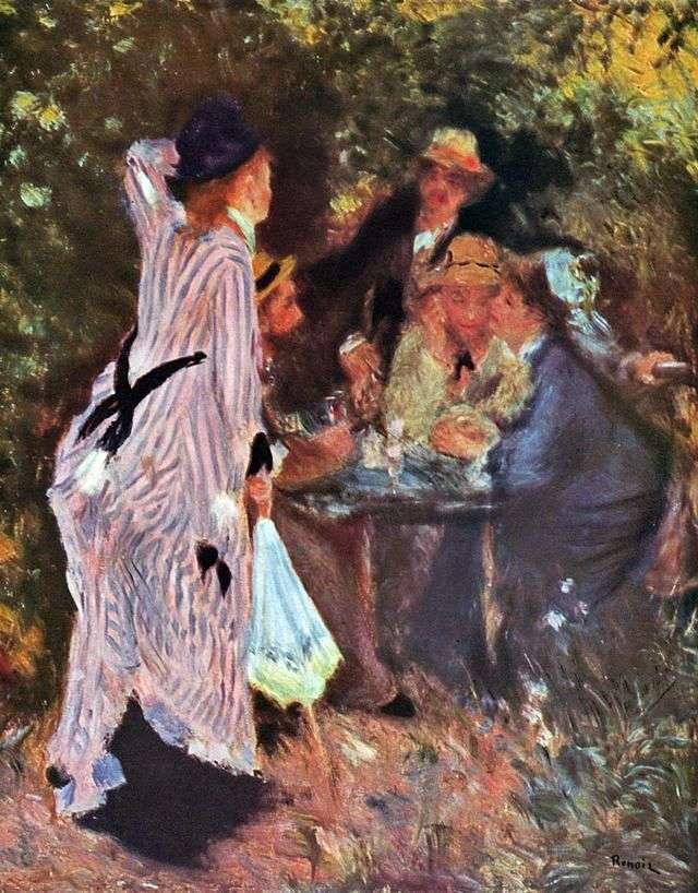 In the Garden (Under the trees in Moulins de la Galette) by Pierre Auguste Renoir