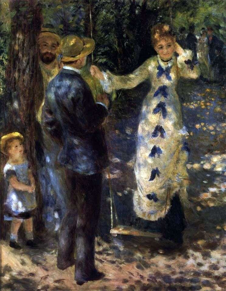 Swing by Pierre Auguste Renoir