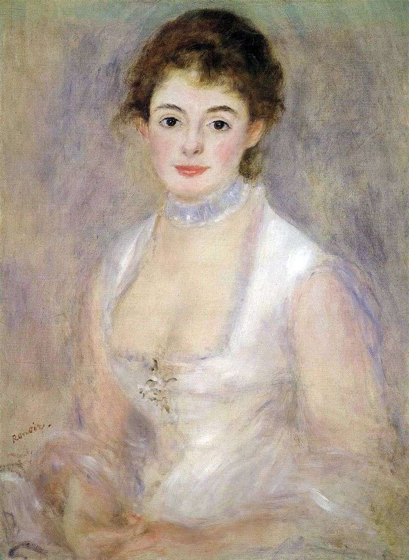 Portrait of Henrietta Henriot by Pierre Auguste Renoir