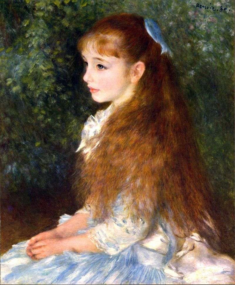 Portrait of Irene Caen dAnverse by Pierre Auguste Renoir